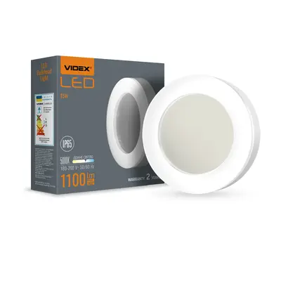 Светильник LED ART IP65 круглый VIDEX 15W 5000K