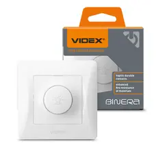 Диммер 600 Вт белый VIDEX BINERA