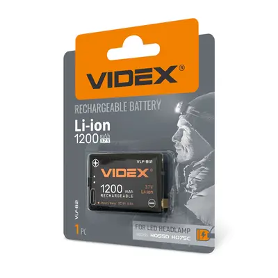 Аккумулятор Videx Li-ion VLF-B12 (защита) 1200mAh 1шт BLISTER