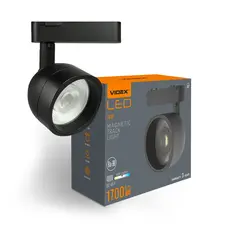 Світильник МАГНІТНИЙ трековий VIDEX LA78B 18W 4000K 48V Black