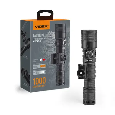 Тактический светодиодный фонарик VIDEX VLF-AT366 1000лм 5000K