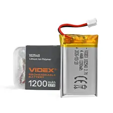 Аккумулятор VIDEX Li-pol VLF-B102540-12 1200мАч 1 шт.