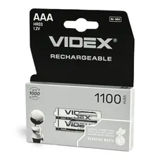 Аккумуляторы Videx HR03/AAA 1100mAh double blister/2шт