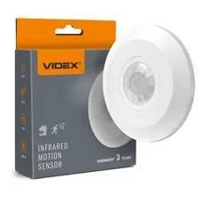 Датчик движения и освещённости VIDEX VL-SPC05W 220V 800W инфракрасный белый