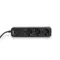 Мережевий подовжувач VIDEX ONCORD з/з 3п 3м (3x1.5мм) з кнопкою Black