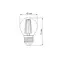 LED лампа TITANUM Filament G45 4W E27 4100K