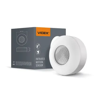 Датчик движения и освещенности VIDEX VL-SPC12W 220V 1200W инфракрасный