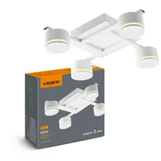 Світильник VIDEX під лампу 4xGX53 накладний Білий (VL-SPF31-4W)