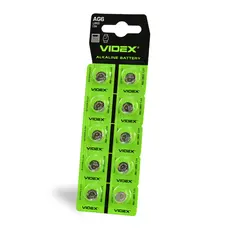 Батарейка часовая Videx AG 6/LR921 BLISTER CARD 10 шт