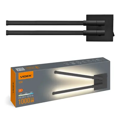 Светильник настенный LED VIDEX WL042 10W 3000-4000-6000K Черный