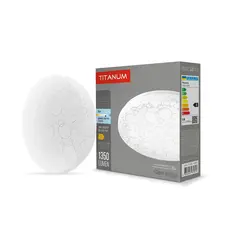 Светильник LED настенно-потолочный TITANUM 18W 5000K «Кольца»