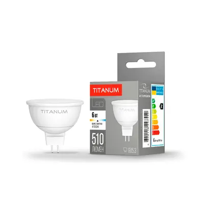 Светодиодная лампа TITANUM MR16 6W GU5.3 4100K