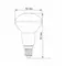 LED лампа VIDEX R50e 6W E14 4100K