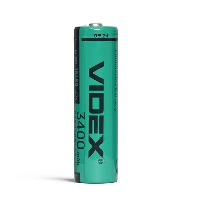 Аккумулятор Videx литий-ионный 18650 (без защиты) 3400mAh bulk/1шт