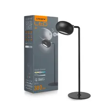 Настольная LED-лампа с аккумулятором VIDEX VLE-TF18B 3W 3000-5500K Черная
