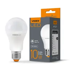"Сенсор" LED лампа VIDEX A60e 10W E27 4100K з сенсором освітленості