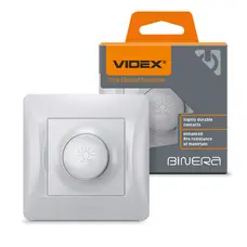 Диммер 600 Вт серебристый шелк VIDEX BINERA