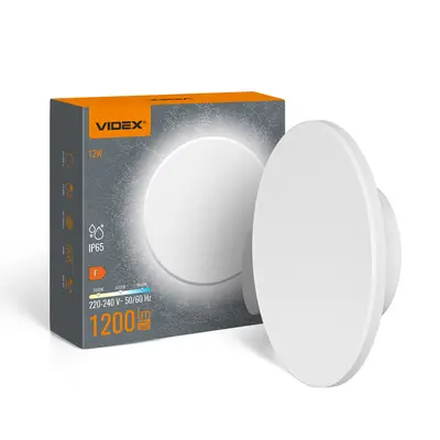 LED світильник настінний IP65 VIDEX WL03 12W 3000K-4000K-6500K White
