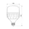 LED лампа TITANUM A100 30W E27 6500К