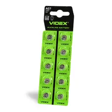 Батарейка часовая Videx AG 7/LR926 BLISTER CARD 10 шт