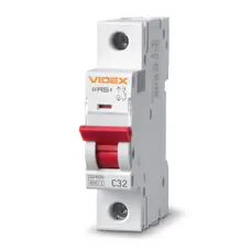 Автоматический выключатель RS4 1п 32А С 4,5кА VIDEX RESIST
