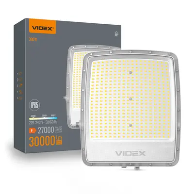 Светодиодный прожектор VIDEX F5 300W 3000-5000-6500K 230V белый (VL-F5-300CW)