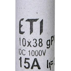 Запобіжник CH 10×38 gPV 15A 1500V (10kA)