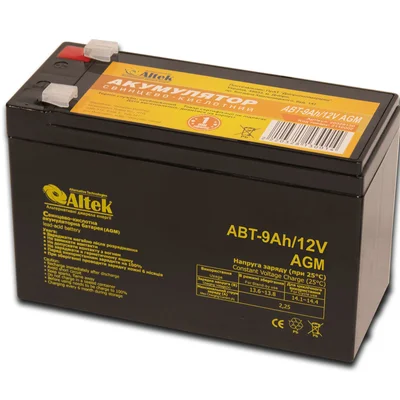 Акумулятор ALTEK ABT 9Аh 12V AGM