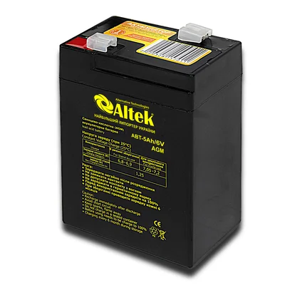 Акумулятор ALTEK ABT 5Аh 6V AGM