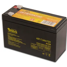 Акумулятор ALTEK ABT 7,5Ah 12V AGM