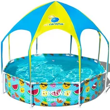 Дитячий каркасний басейн Bestway 56432 (244х51 см) з тентом