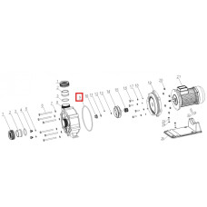 Ущільнювальне кільце корпуса насоса Aquaviva ZWE/WTB