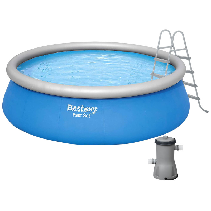 Надувний басейн Bestway 57289/57148 (457х122) з картриджним фільтром