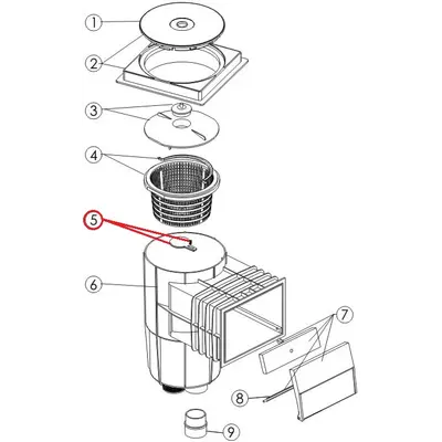 Комплект фіксаторів Emaux скімера серії EM00180