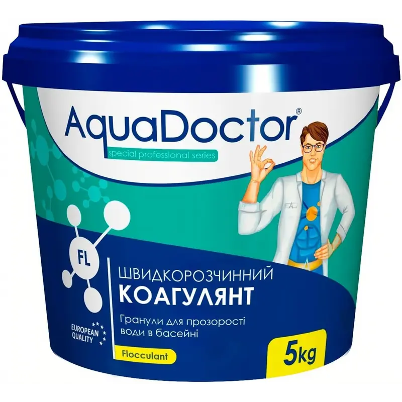 Коагулянт для басейну AquaDoctor FL 5 кг в гранулах