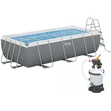 Каркасний басейн Bestway 56442 (404х201х100 см) з пісочним фільтром та драбиною