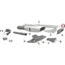Набір труб Kokido для пилососа Telsa EV15, 5 шт. (EV15ASM01/GRY)