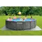Каркасний басейн Intex 26742 GREYWOOD (457х122 см) з картриджним фільтром, драбиною та тентом