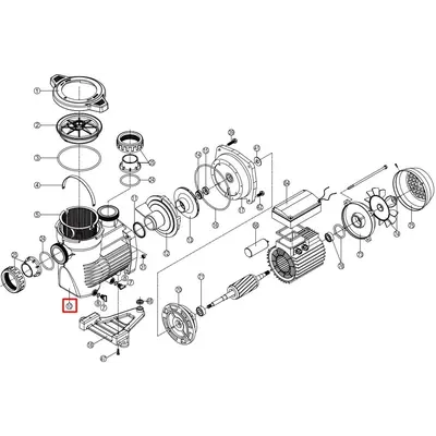 Корпус насоса Hayward K-FLO SPK12630XY1 (RPUM0010.20R)