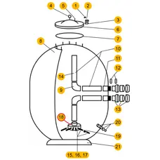 Колектор фільтра Aquaviva AP 450-2000 мм