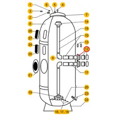 З’єднувальна муфта фільтра Aquaviva AP 03900022