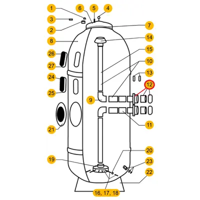 З’єднувальна муфта фільтра Aquaviva AP 03900022
