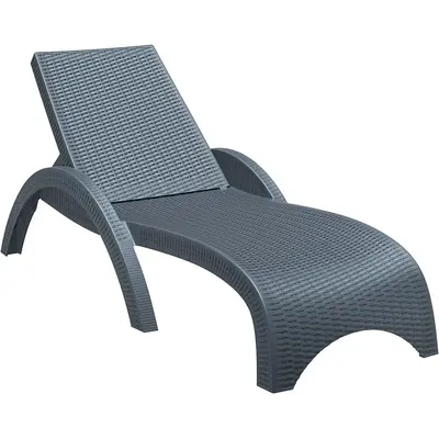 Шезлонг Aquajoy Fiji, темно-сірий