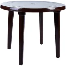 Стіл круглий Aquajoy (900x720 мм), шоколад