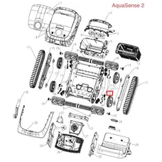 Кришка шестерні 1-ї щітки для Beatbot AquaSense 2 (XM020201-0360)