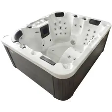 СПА-басейн Aquajoy Como (190х160х82 см), Сріблясто-білий мармур