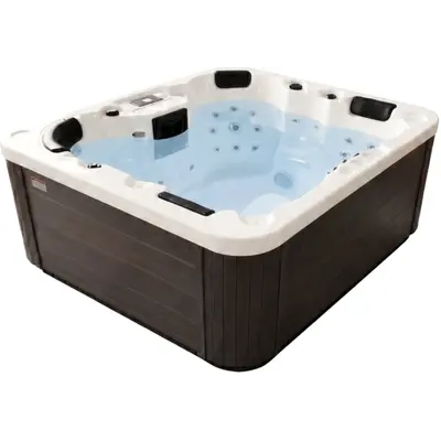 СПА-басейн Aquajoy Como (190х160х82 см), Сріблясто-білий мармур