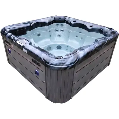 СПА-басейн Aquajoy Ibiza (200х200х89 см), темний опал, з динаміками та LED-підсвічуванням