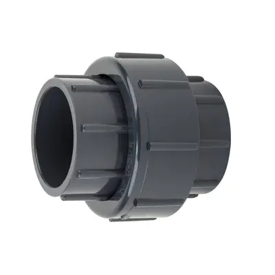 Муфта ПВХ Aquaviva розбірна клей-клей d50 мм