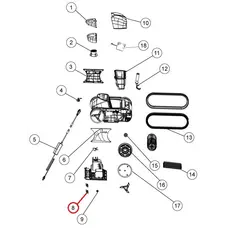 Кришка бокового зливу для робота-пилососа Fairland X30-X80 (1223011000002)
